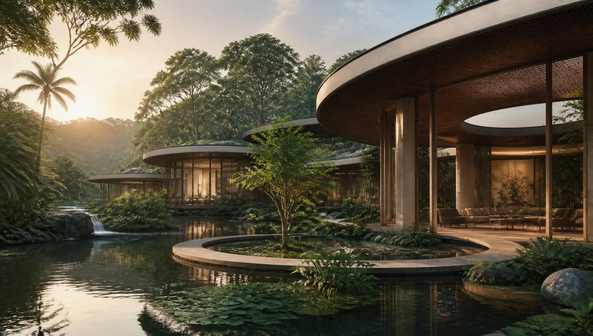Concept of the AVLOK longevity campus in Kerala