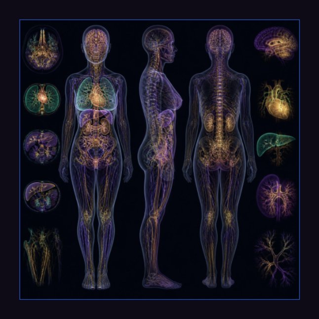 Whole-body imaging visualization of internal structures